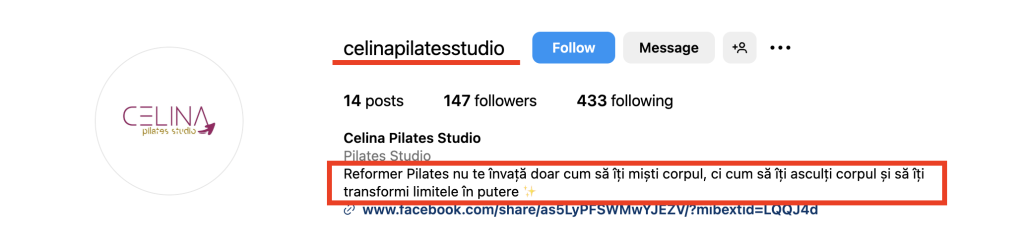bio + modificari