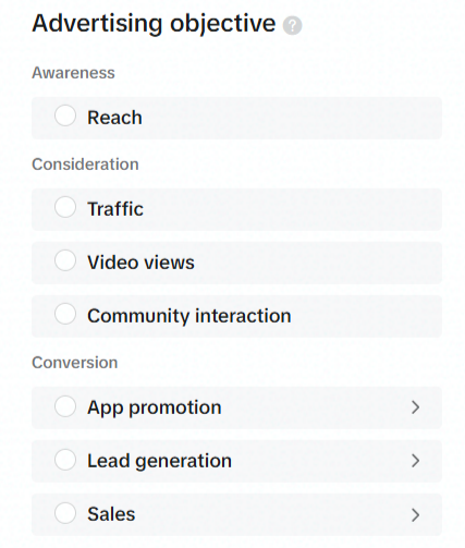 promovare tiktok obiective 