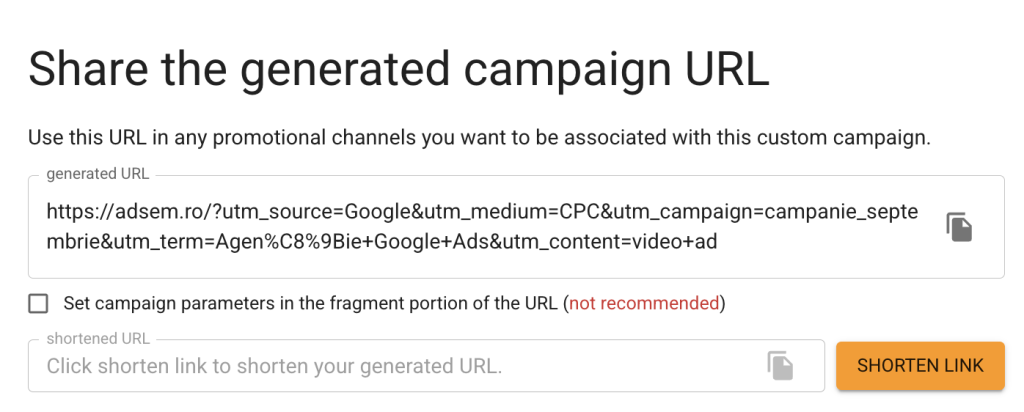 campaign url builder