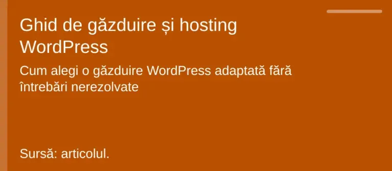 Ghid de găzduire și hosting WordPress. Cum alegi o găzduire WordPress adaptată fără întrebări nerezolvate